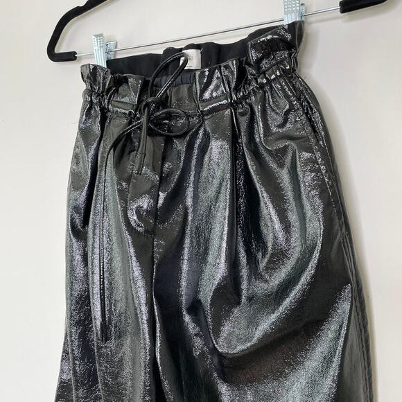 Aritzia Wilfred Jive Black Patent Pants XS - Picture 3 of 7